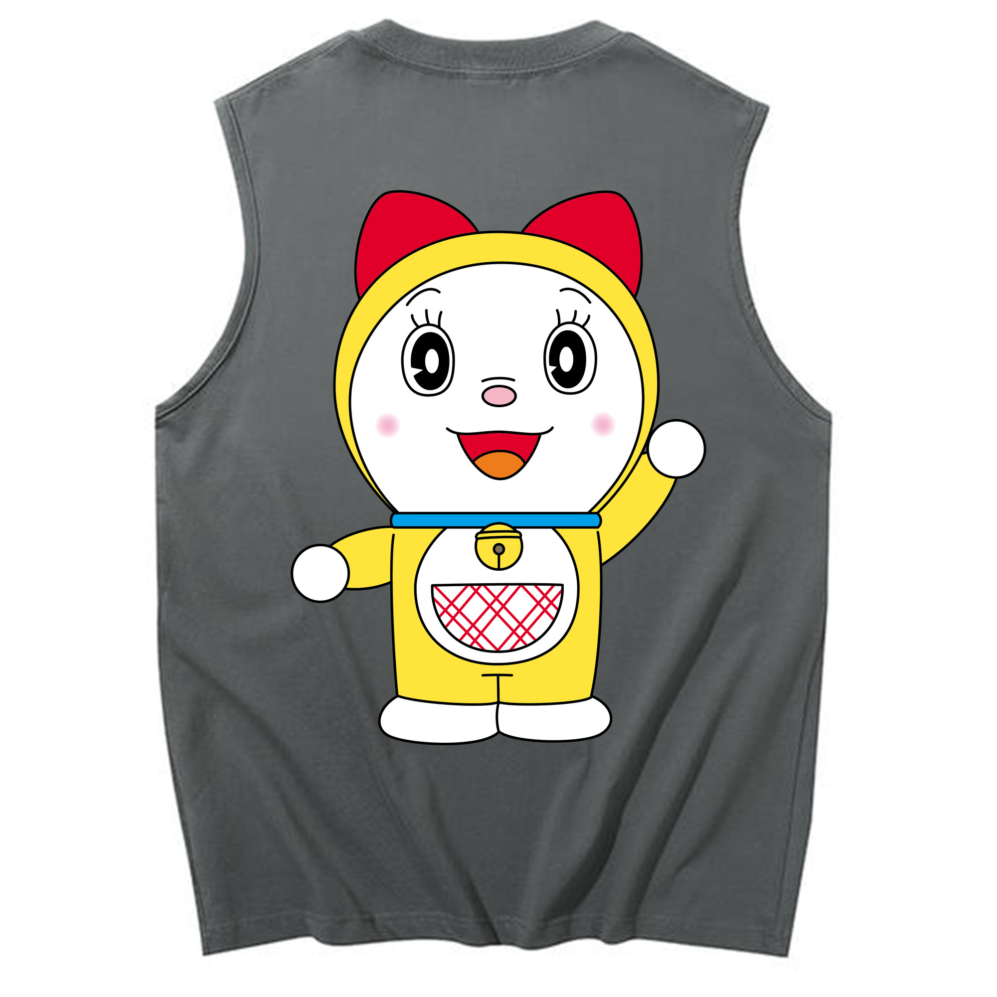 （画像用） ドラえもん ドラミ Doraemon Dorami コットン100％タンクトップ（背面プリント）